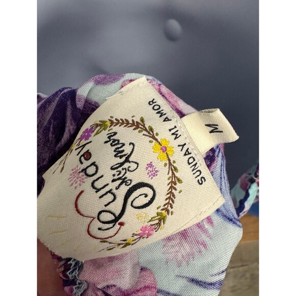 Sunday My Amor Tropical Halter Dress – Size M - Picture 6 of 6